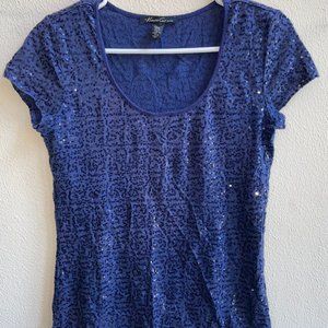 Kenneth Cole Sequin Top